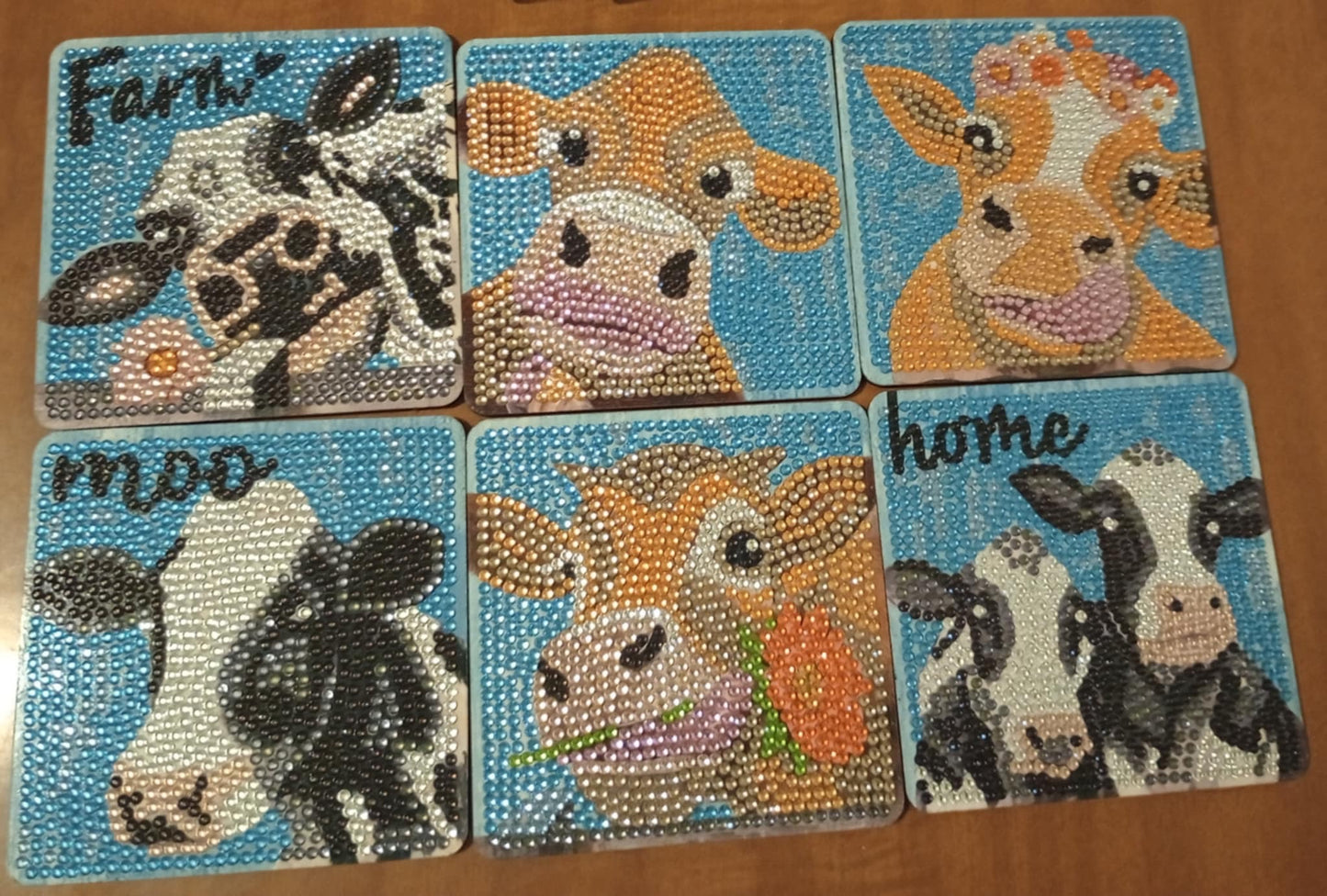 Cow- Drink Coaster Set