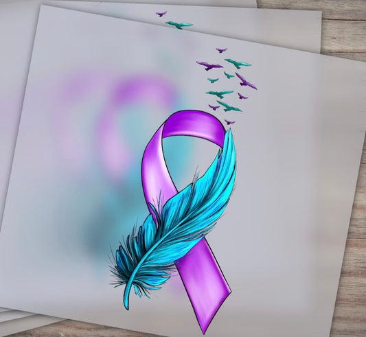 Suicide Awareness Feather Ribbion - Shirt *Preorder*