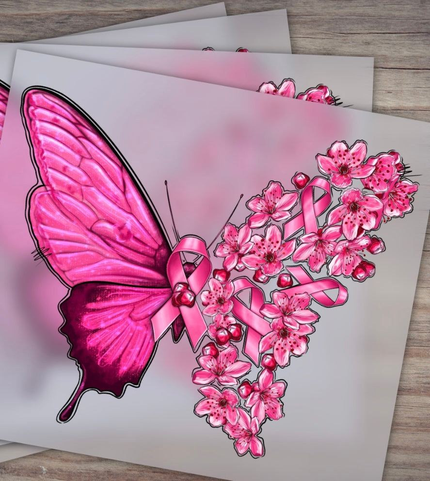 Breast Cancer Butterfly Shirt Preorder